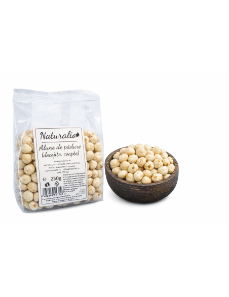 Alune de padure decojite, coapte, sarate