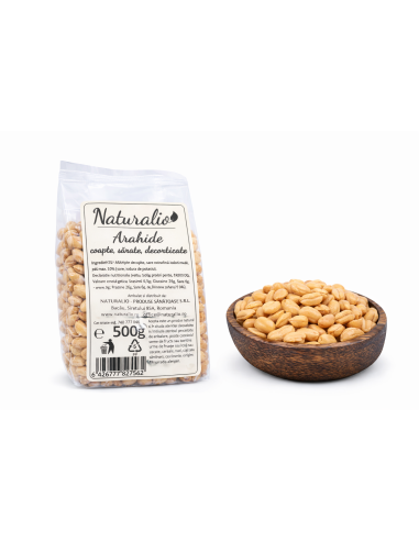 Arahide decojite, coapte, sarate