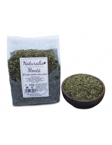 Menta uscata, maruntita